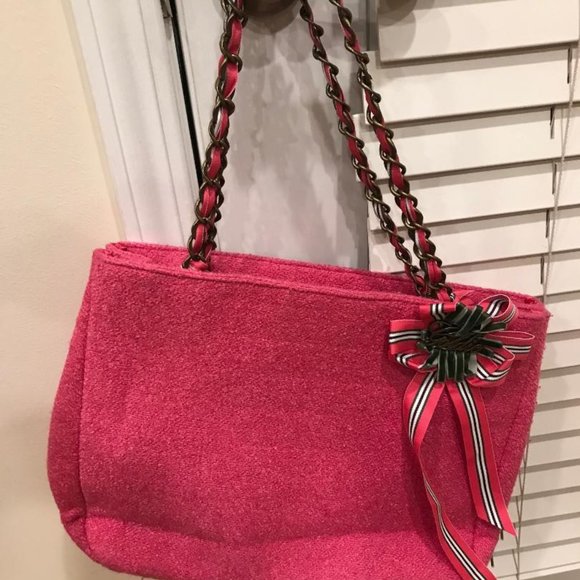 Vintage Fushia Goldie Purse - Picture 1 of 5